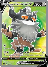 Galarian Perrserker V (Full Art) (183) - SWSH11: Lost Origin (SWSH11)