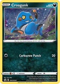 Croagunk - SWSH245 (Cosmos Holo) (SWSH245) - SWSH: Sword & Shield Promo Cards (SWSD)