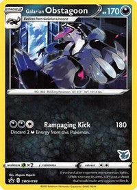 Galarian Obstagoon - SWSH193 (Eevee Stamped) (SWSH193) - Battle Academy 2022 (BA22)