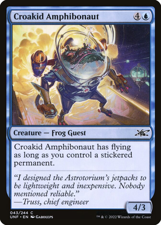Croakid Amphibonaut (43) - Unfinity (UNF)