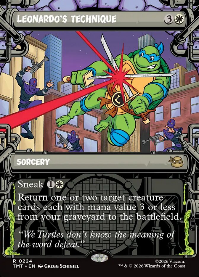 Leonardo's Technique (224) - Teenage Mutant Ninja Turtles (TMT)
