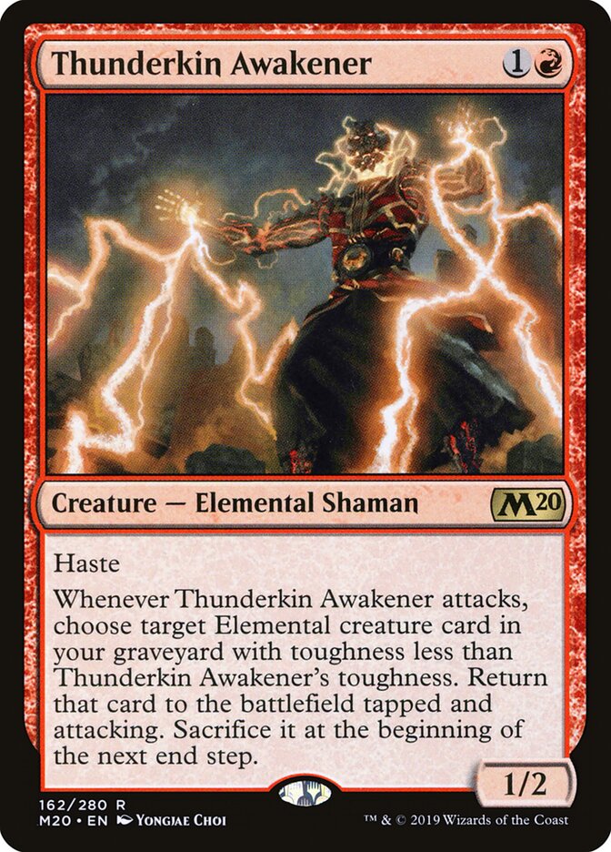 Thunderkin Awakener (162) - Core Set 2020 (M20)