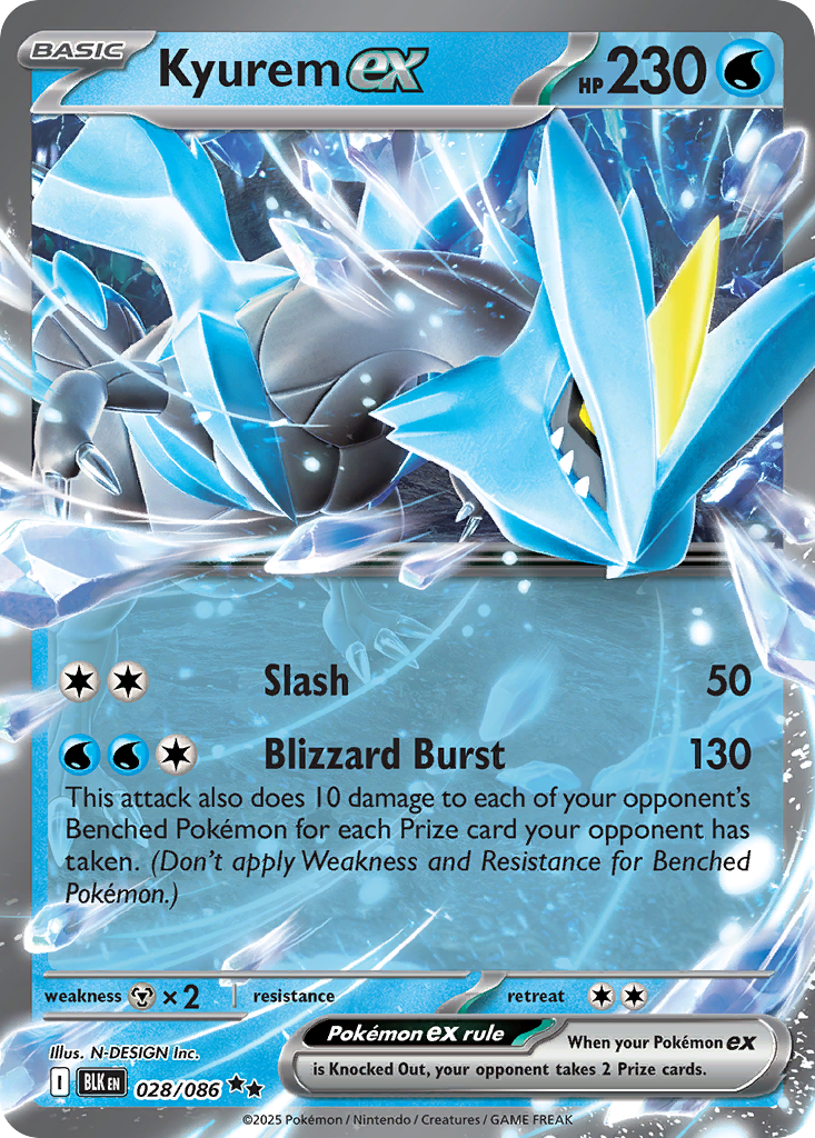 Kyurem ex (28/86) - Black Bolt (BLK)