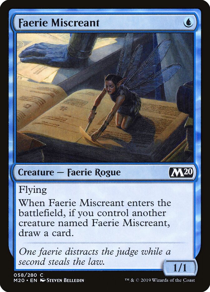 Faerie Miscreant (58) - Core Set 2020 (M20)