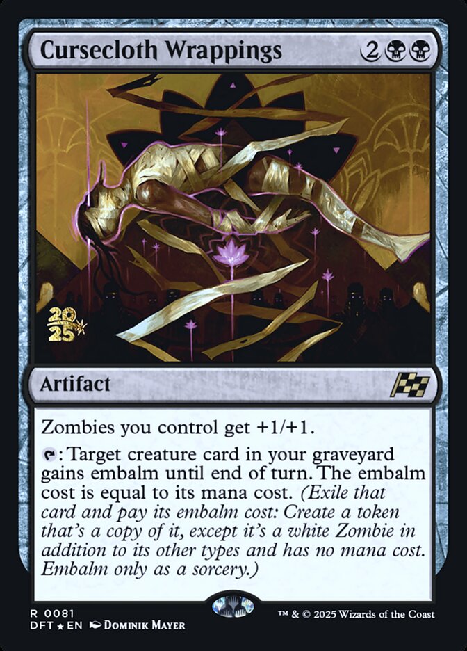 Cursecloth Wrappings (81s) - Aetherdrift Promos (PDFT)