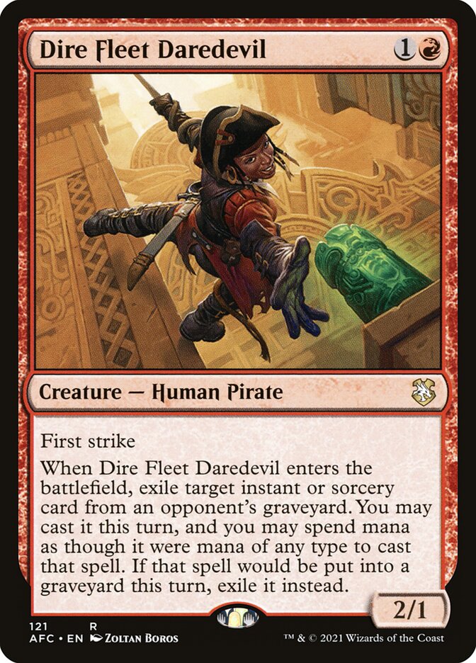 Dire Fleet Daredevil (121) - Forgotten Realms Commander (AFC)