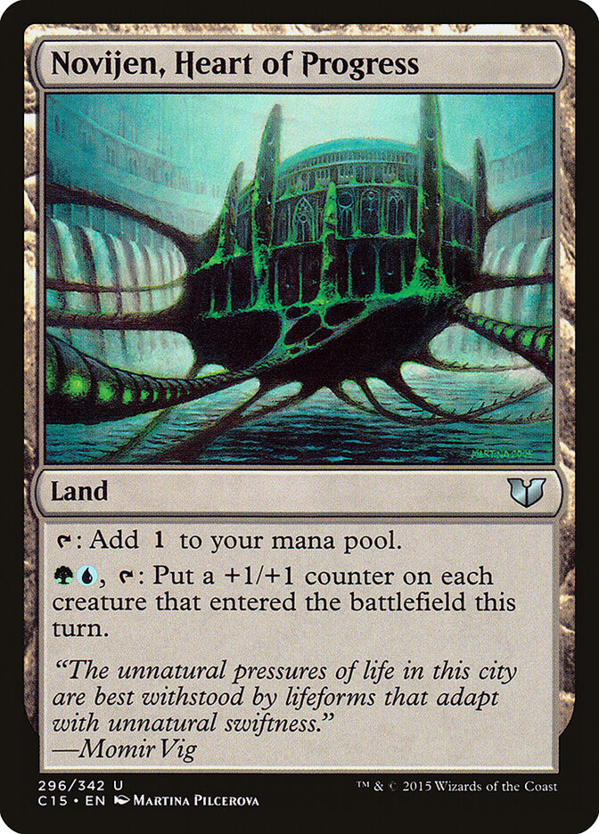 Novijen, Heart of Progress (296) - Commander 2015 (C15)