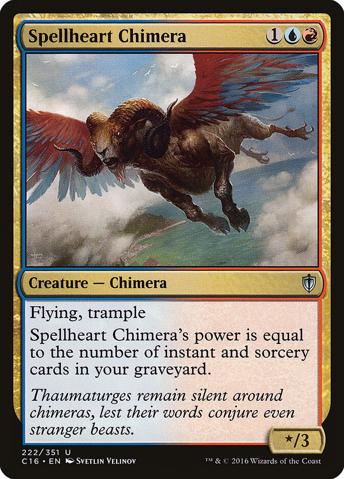 Spellheart Chimera (222) - Commander 2016 (C16)