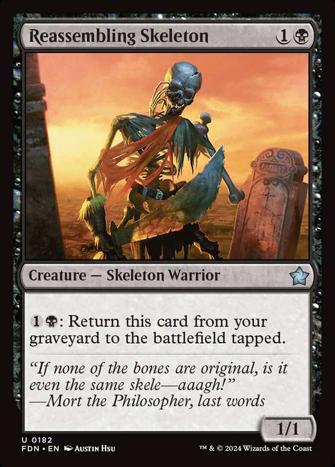 Reassembling Skeleton (182) - Foundations (FDN)