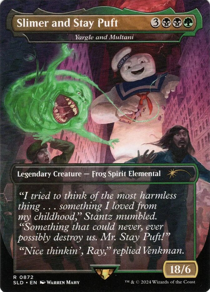 Slimer and Stay Puft - Yargle and Multani (872) - Secret Lair Drop (SLD)