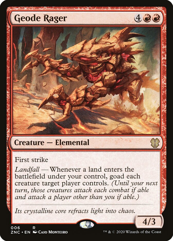 Geode Rager (6) - Zendikar Rising Commander (ZNC)