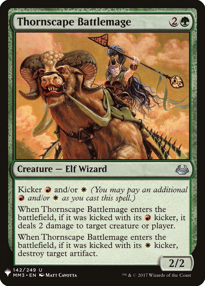 Thornscape Battlemage - The List (PLST)