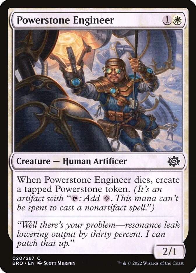 Powerstone Engineer (20) - The Brothers' War (BRO)