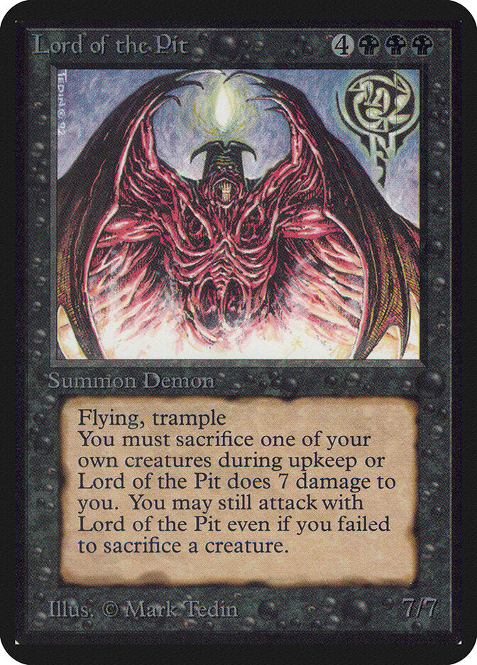 Lord of the Pit (114) - Limited Edition Alpha (LEA)
