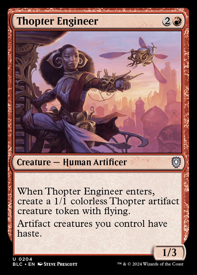 Thopter Engineer (204) - Bloomburrow Commander (BLC)