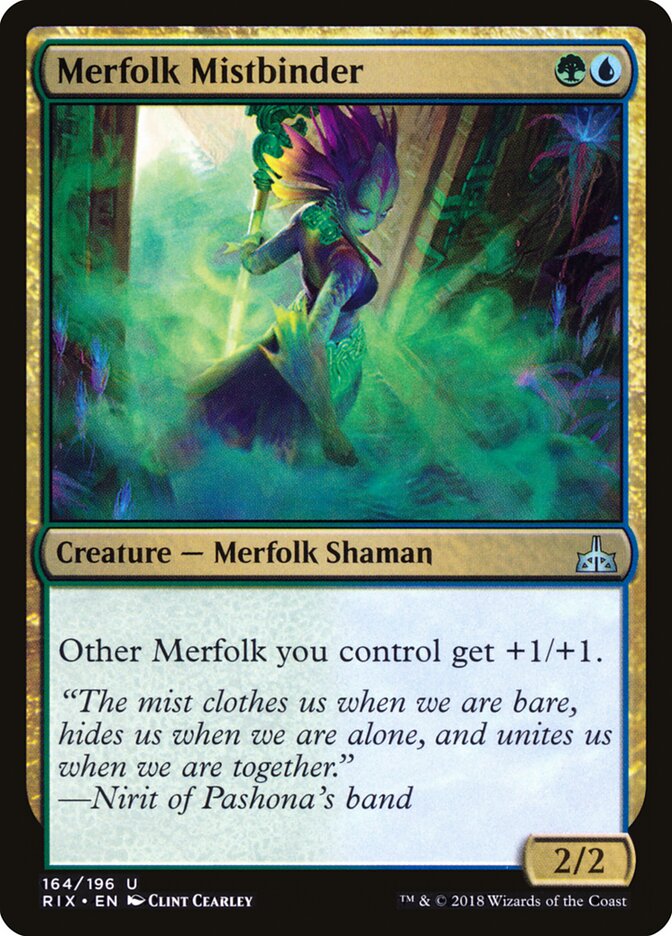 Merfolk Mistbinder (164) - Rivals of Ixalan (RIX)