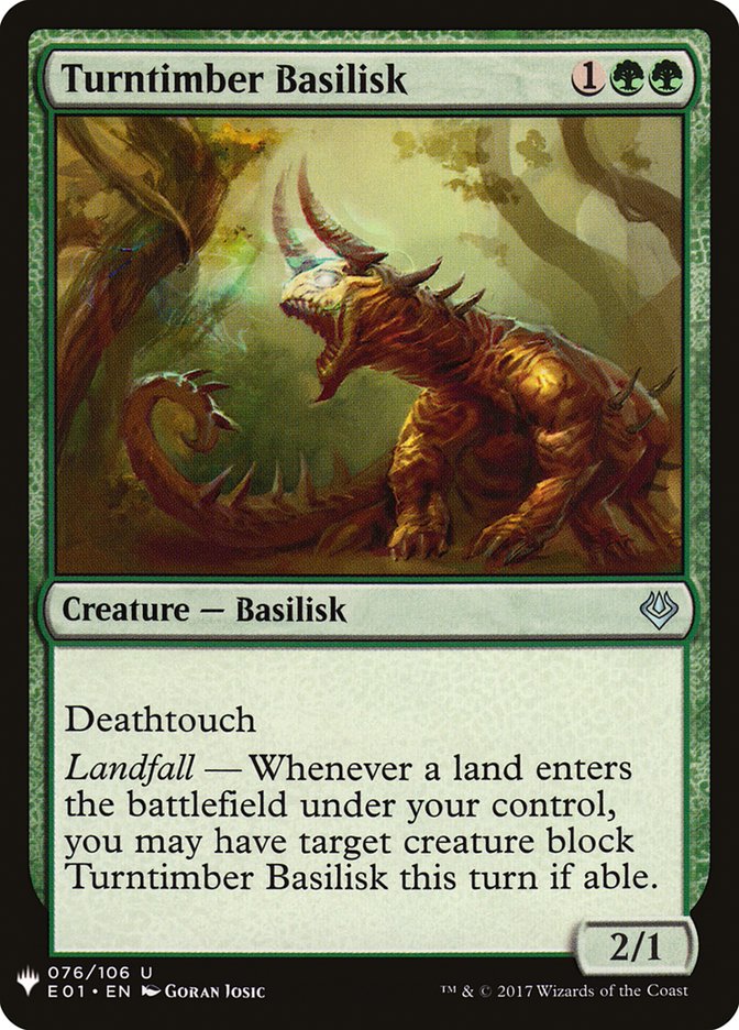 Turntimber Basilisk - The List (PLST)