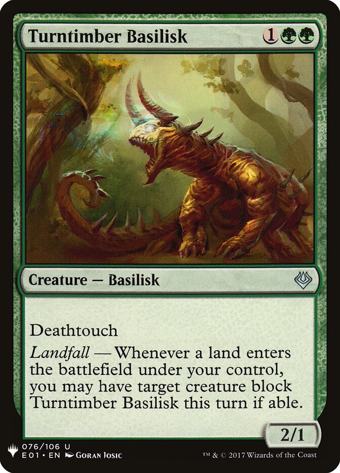 Turntimber Basilisk (E01-76) - The List (PLST)