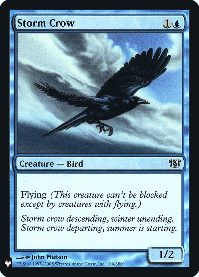 Storm Crow (9ED-100) - The List (PLST)