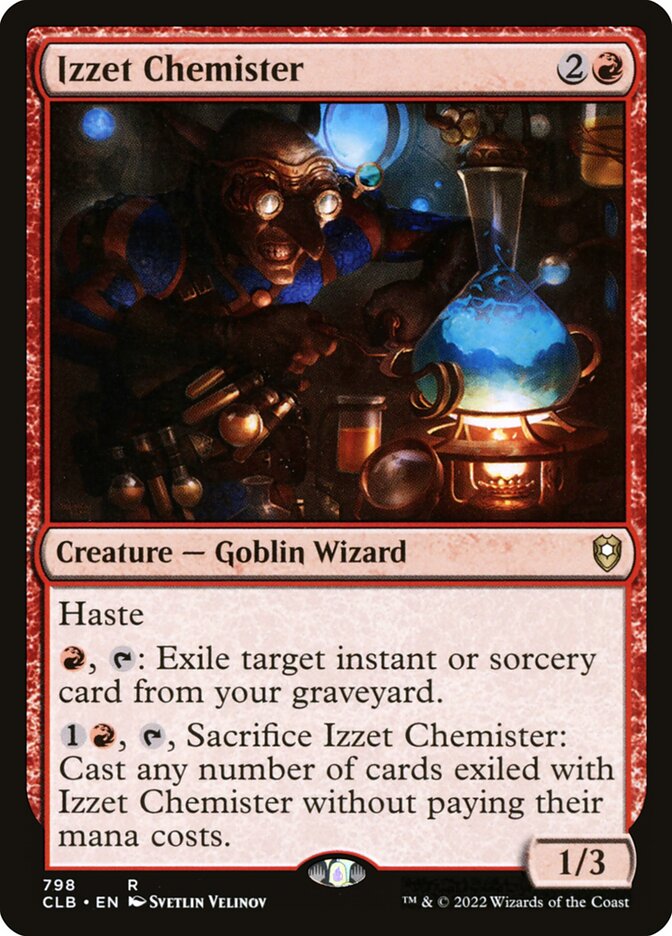 Izzet Chemister (798) - Commander Legends: Battle for Baldur's Gate (CLB)