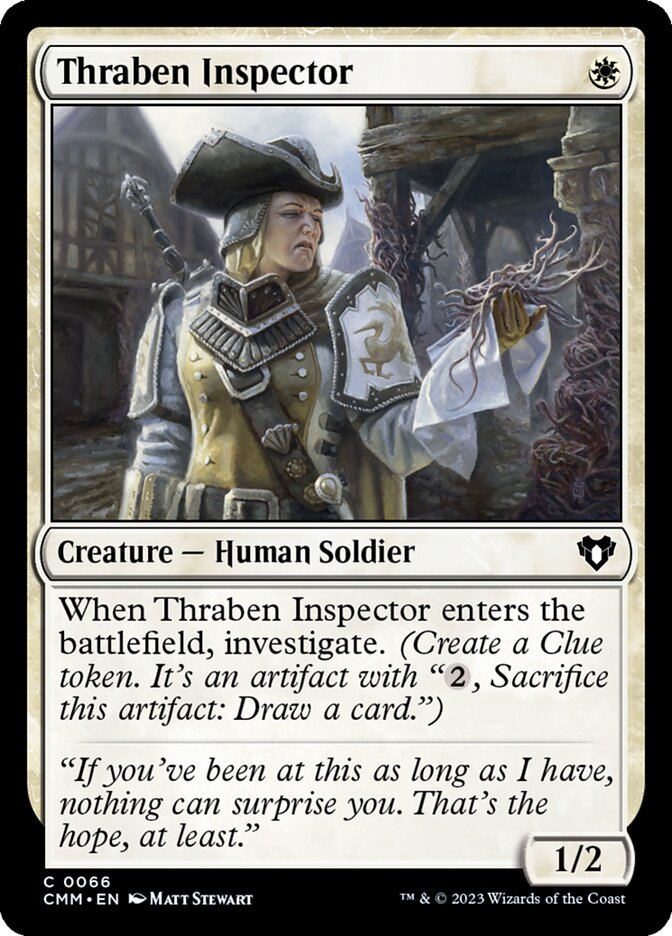 Thraben Inspector (66) - Commander Masters (CMM)