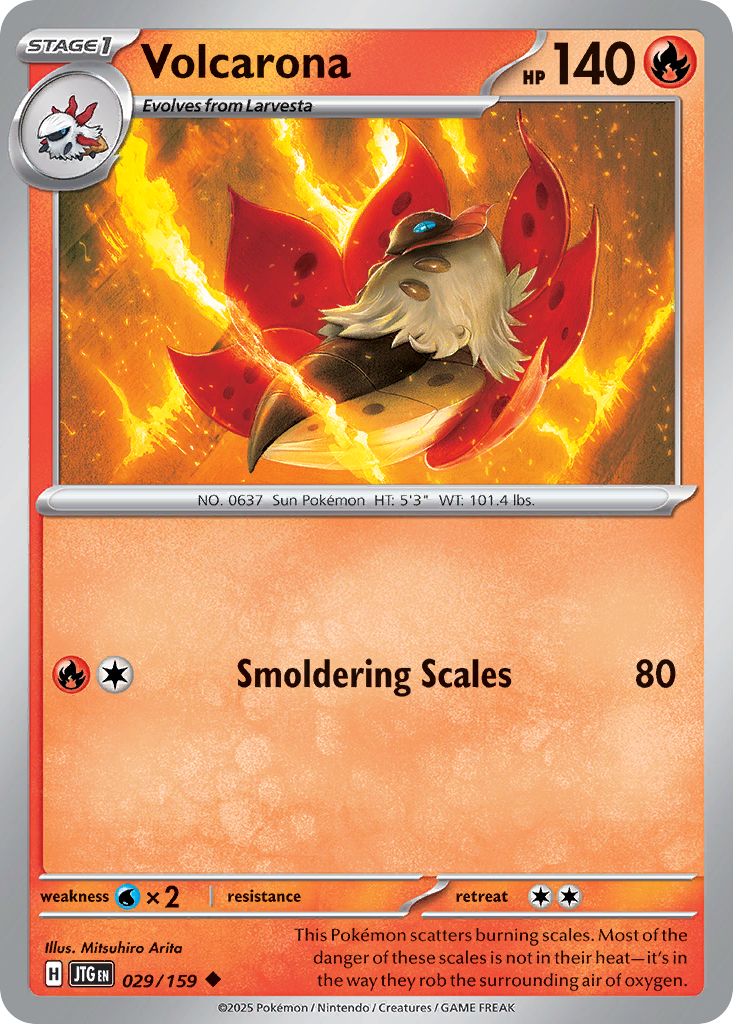Volcarona (29/159) - Journey Together (JTG)