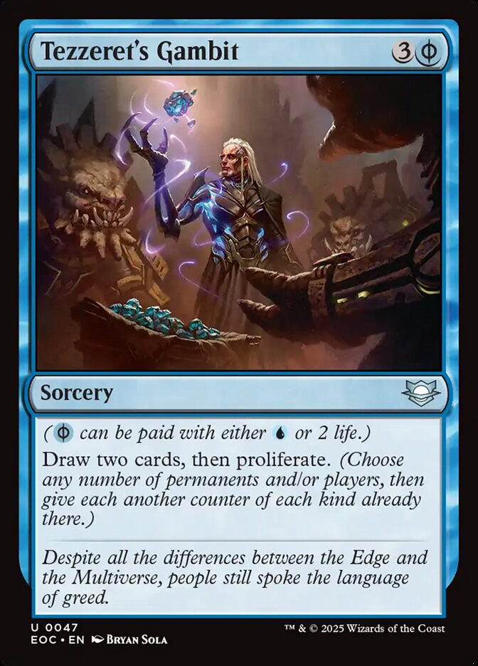 Tezzeret's Gambit (47) - Edge of Eternities Commander (EOC)