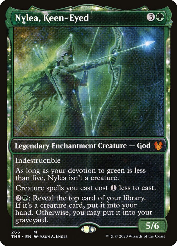 Nylea, Keen-Eyed (266) - Theros Beyond Death (THB)