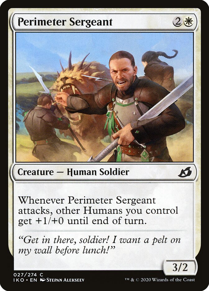 Perimeter Sergeant (27) - Ikoria: Lair of Behemoths (IKO)