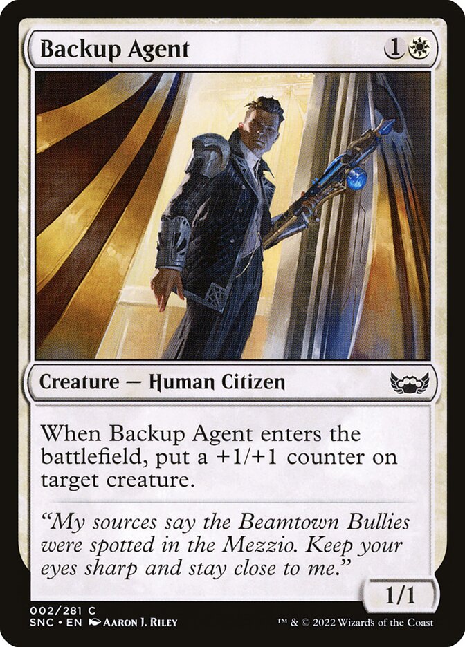 Backup Agent (2) - Streets of New Capenna (SNC)