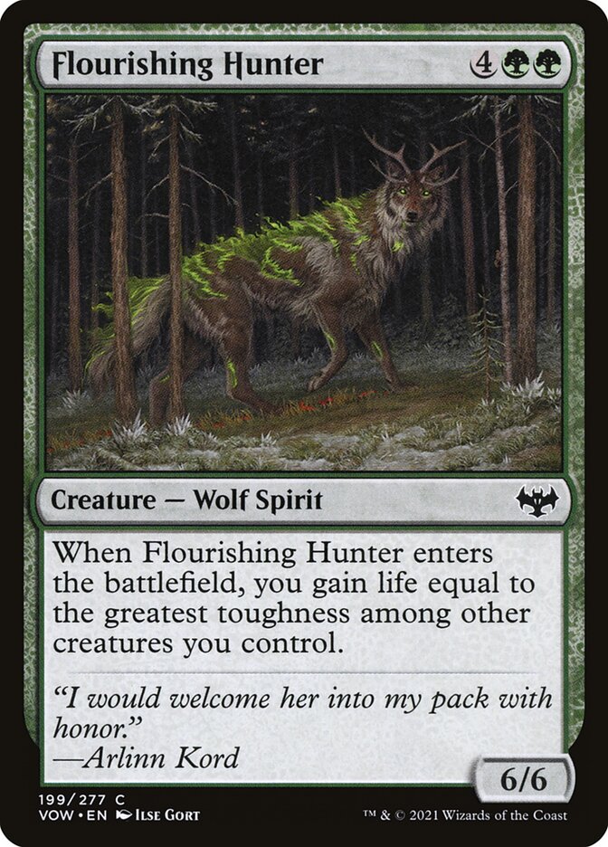 Flourishing Hunter (199) - Innistrad: Crimson Vow (VOW)