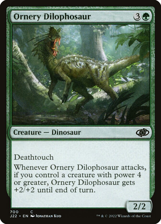 Ornery Dilophosaur (700) - Jumpstart 2022 (J22)