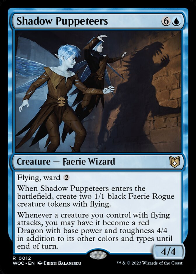 Shadow Puppeteers (12) - Wilds of Eldraine Commander (WOC)