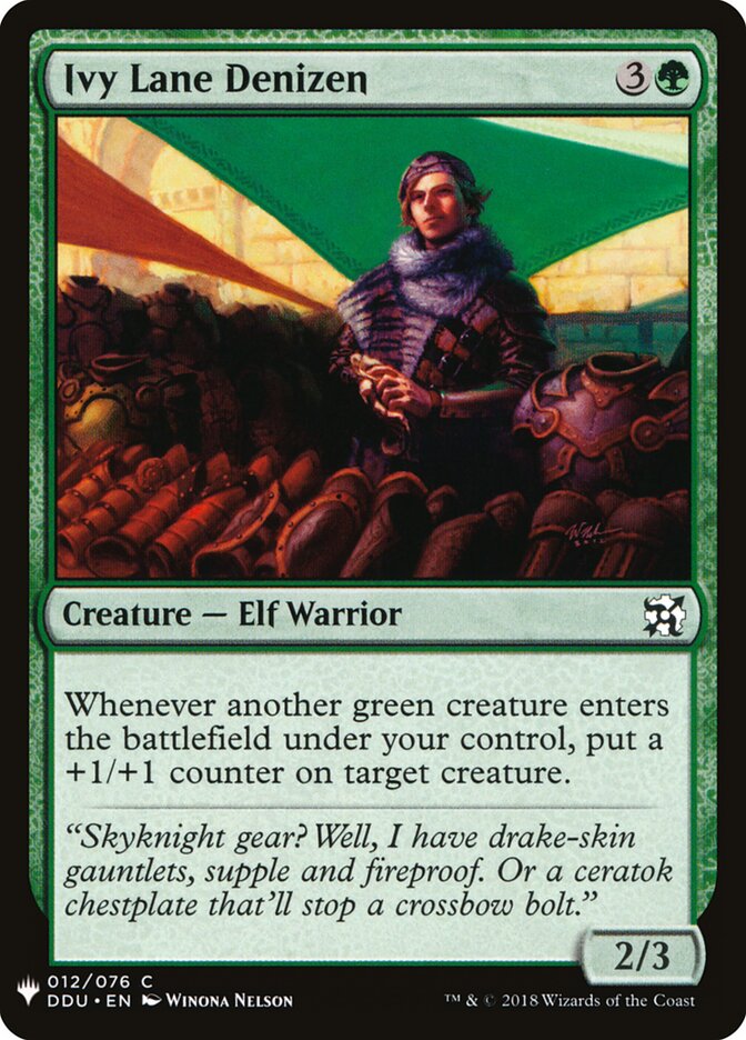 Ivy Lane Denizen (DDU-12) - The List (PLST)