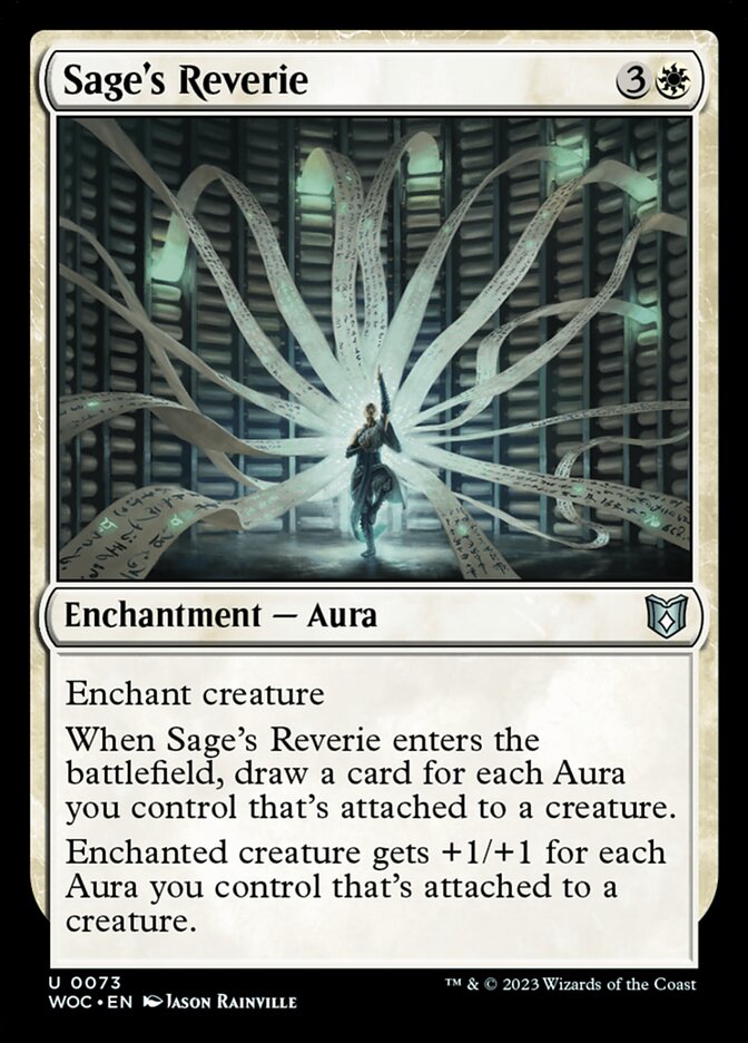 Sage's Reverie (73) - Wilds of Eldraine Commander (WOC)