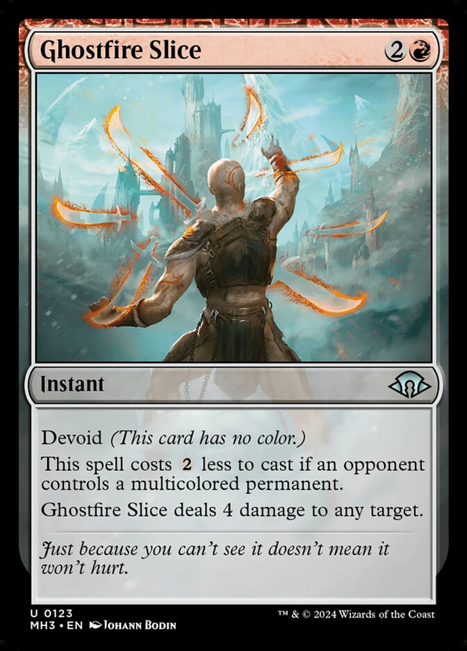 Ghostfire Slice (123) - Modern Horizons 3 (MH3)