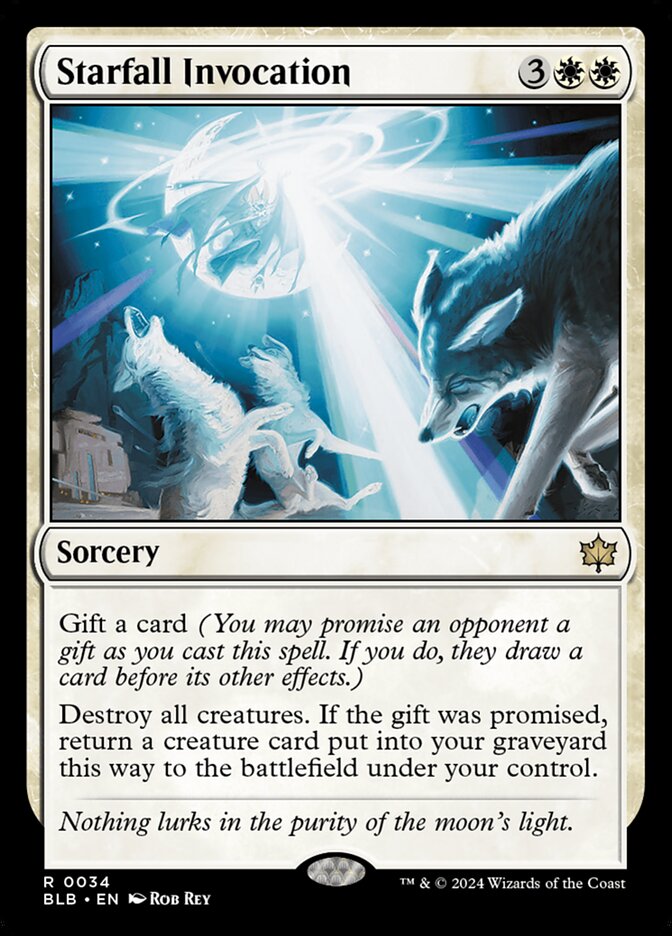 Starfall Invocation (34) - Bloomburrow (BLB)