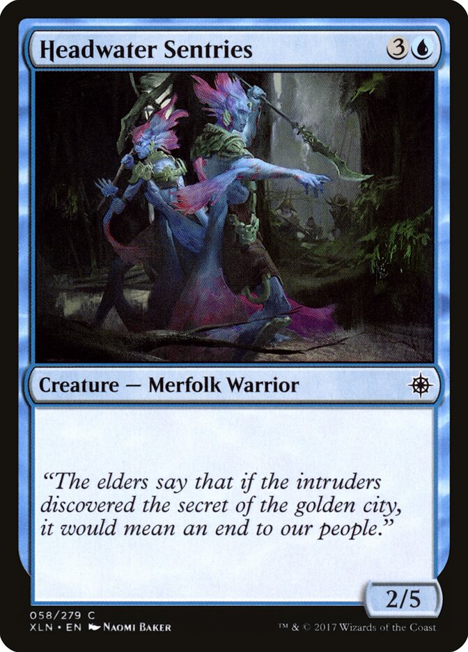 Headwater Sentries (58) - Ixalan (XLN)
