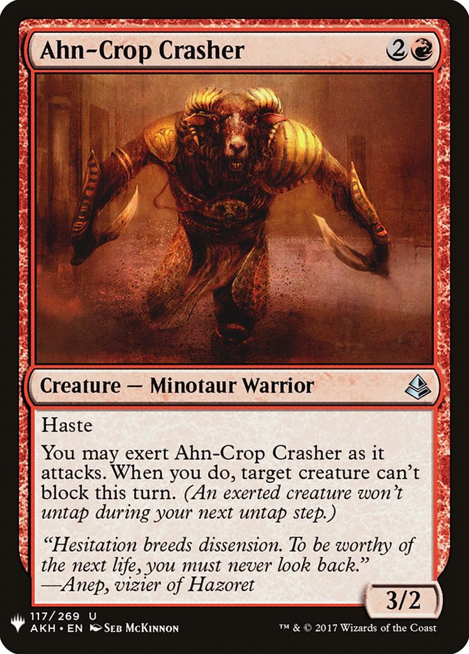Ahn-Crop Crasher - The List (PLST)