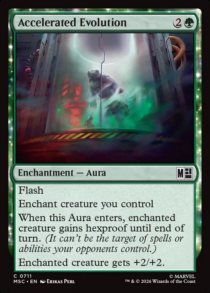 Accelerated Evolution (711) - Marvel Super Heroes Commander (MSC)