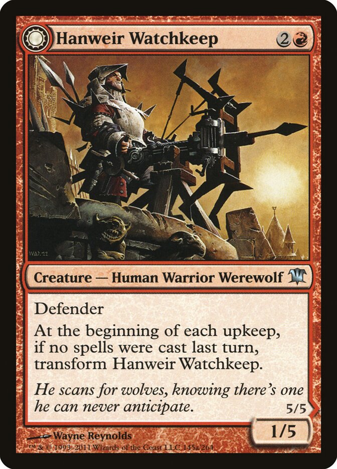 Hanweir Watchkeep // Bane of Hanweir (145) - Innistrad (ISD)