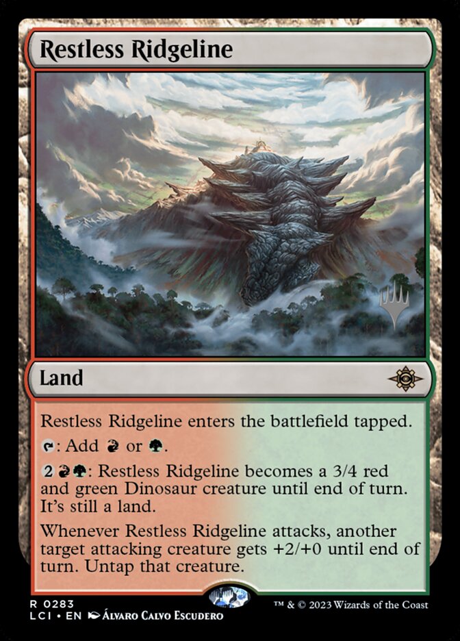 Restless Ridgeline (283p) - The Lost Caverns of Ixalan Promos (PLCI)