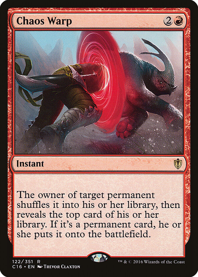 Chaos Warp (122) - Commander 2016 (C16)