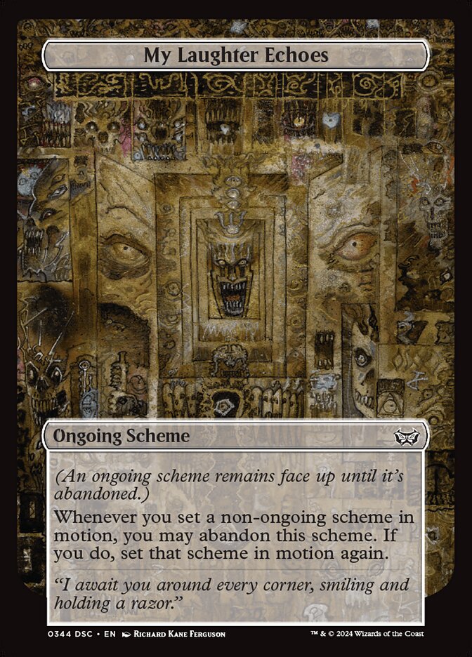 My Laughter Echoes (344) - Duskmourn: House of Horror Commander (DSC)
