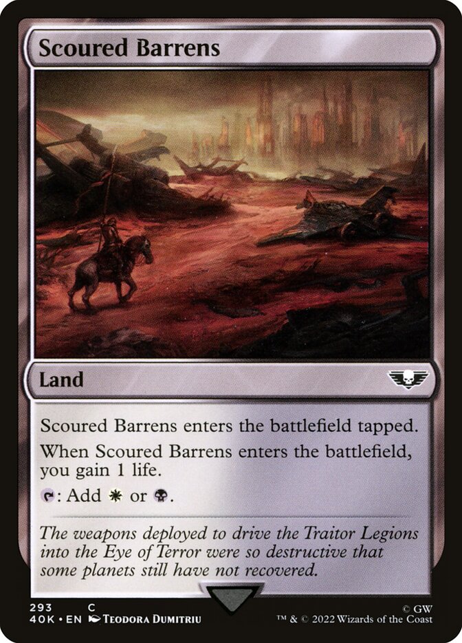 Scoured Barrens (293) - Warhammer 40,000 Commander (40K)