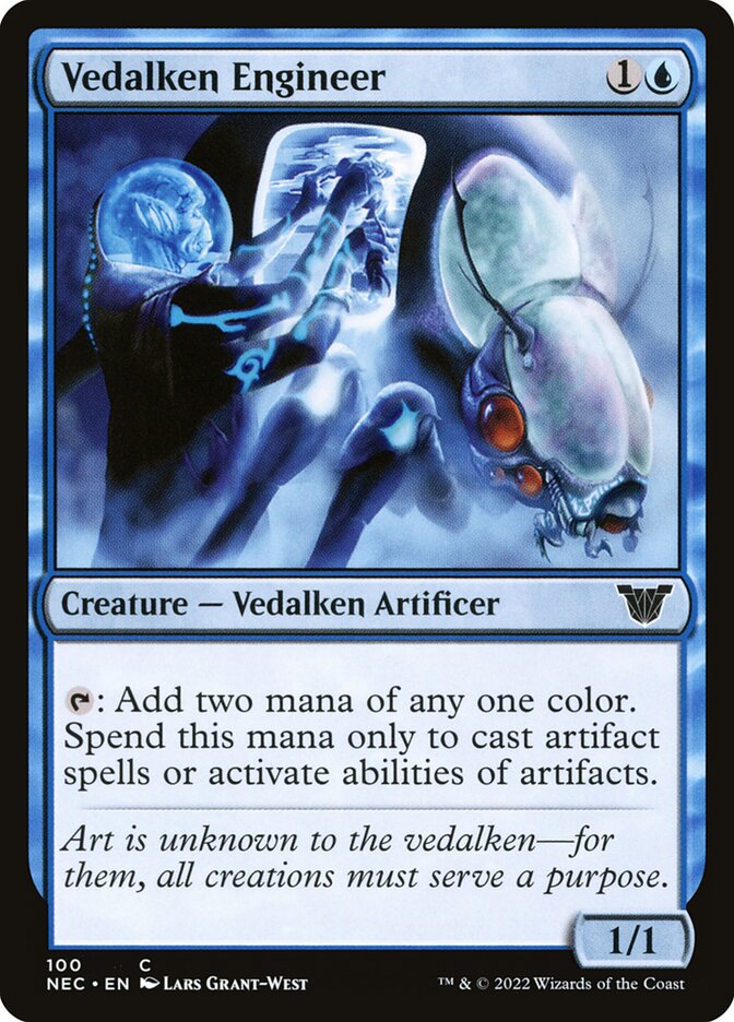Vedalken Engineer (100) - Neon Dynasty Commander (NEC)