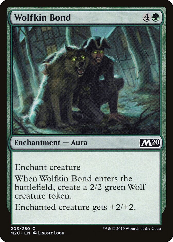 Wolfkin Bond (203) - Core Set 2020 (M20)