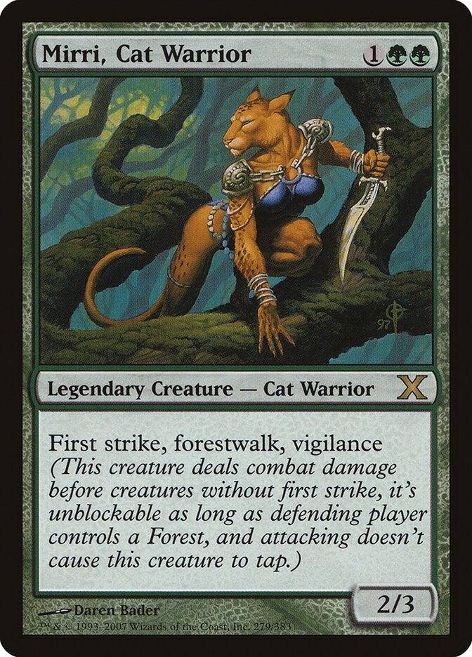 Mirri, Cat Warrior (279) - Tenth Edition (10E)