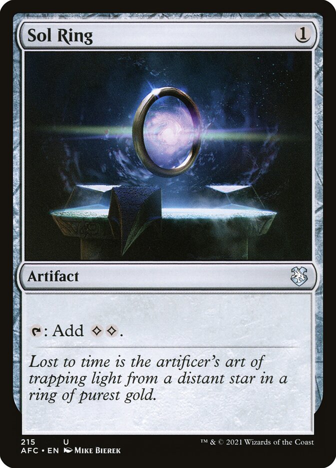 Sol Ring (215) - Forgotten Realms Commander (AFC)