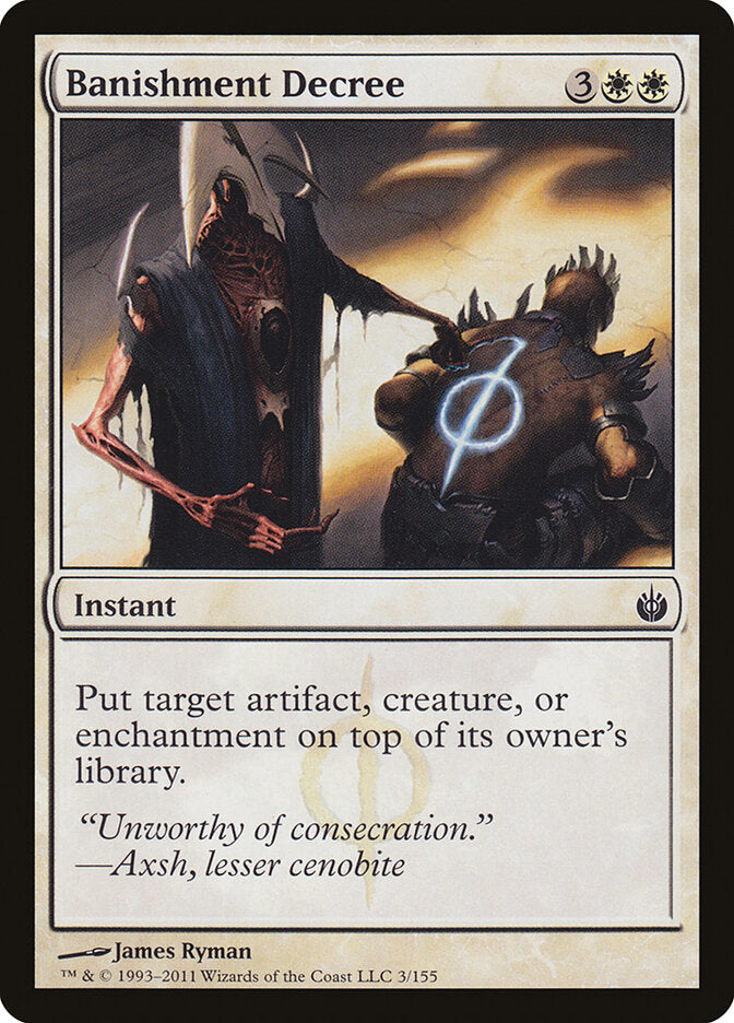 Banishment Decree (3) - Mirrodin Besieged (MBS)